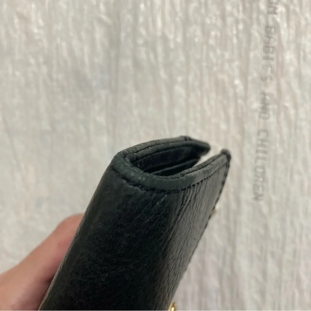 Michael kors black leather wallet